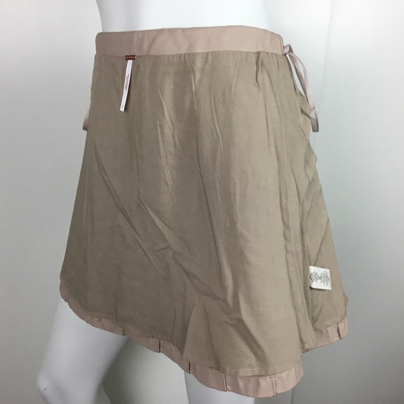 Free People Vegan Leather Skirt Sz 6 NEW - Picture 4 of 7
